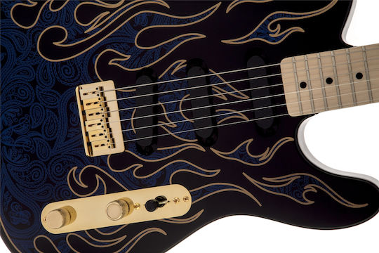Fender James Burton Telecaster Elektrische Gitarre Telecaster mit SSS Tonabnehmerkonfiguration Rot