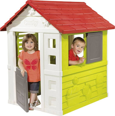 Smoby Plastic Kids Playhouse Multicolour Nature 98x110x127cm