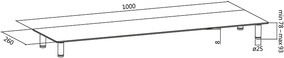 LogiLink Επιτραπέζια Βάση για 2 Οθόνες έως 24" (BP0060)