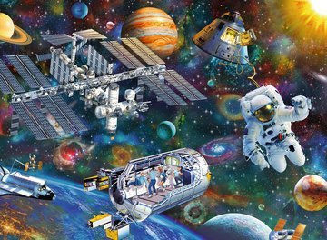 Kinderpuzzle Cosmic Exploration für 8++ Jahre 200pcs Ravensburger