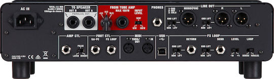 Boss WAZA Tube Amp Expander Tube Head For Acoustic Instruments 100W Black