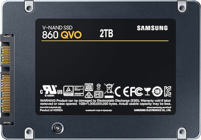 Samsung 860 QVO SSD 2TB 2.5'' SATA III MZ-76Q2T0BW