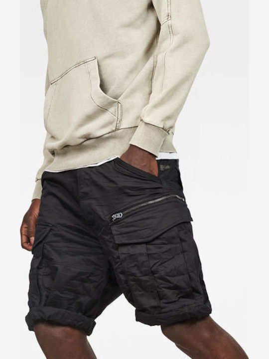 Rovic Zip Relaxed Men's Shorts Cargo Black