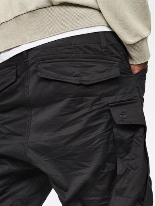Rovic Zip Relaxed Men's Shorts Cargo Black