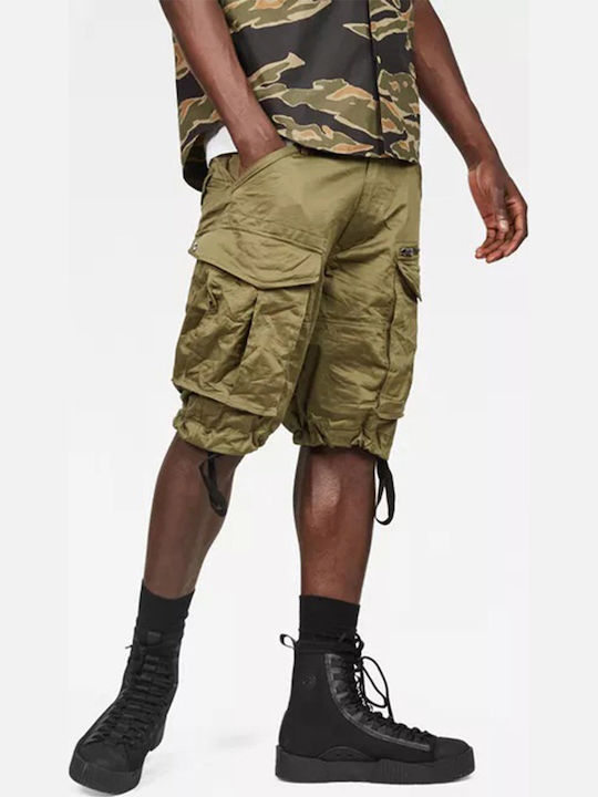 Rovic Zip Relaxed Men's Shorts Cargo Khaki