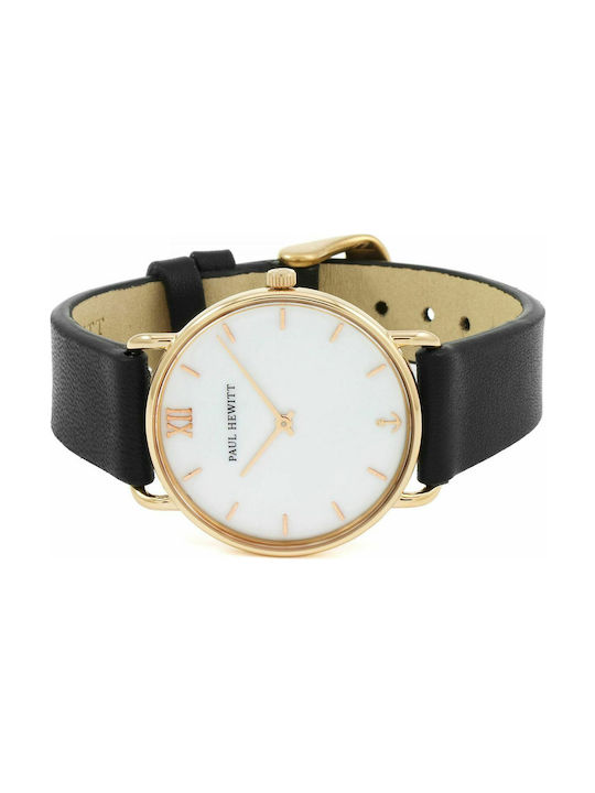 Paul Hewitt Miss Ocean Damen Uhr mit Weiß Lederarmband