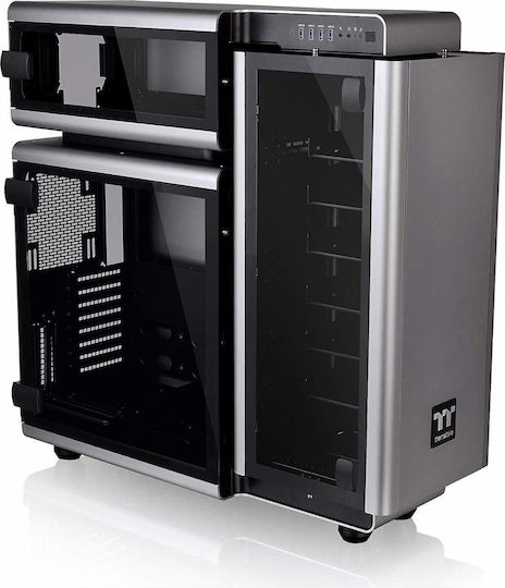 Thermaltake Level 20 TG Gaming Full Tower Computer Case with Side Window and RGB Lighting Black