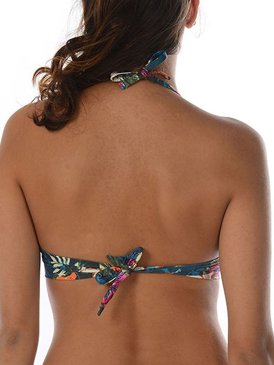 Boro Kaanapali Strapless Bikini Top Floral