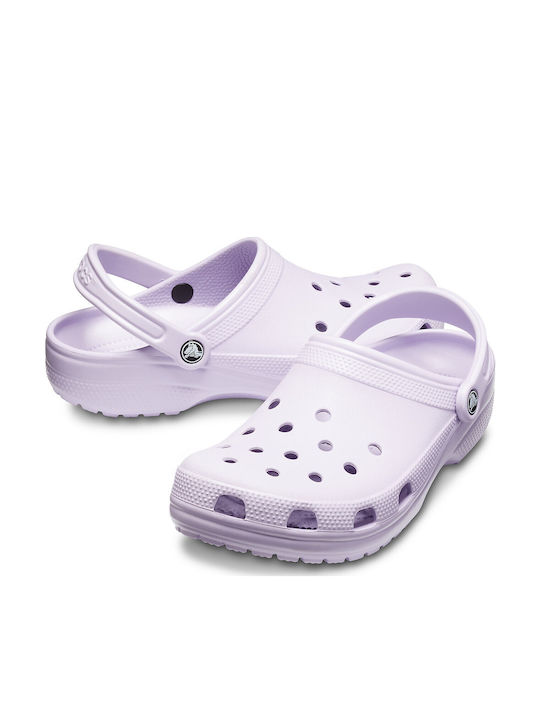 Crocs Classic Ανατομικά Σαμπό Μωβ