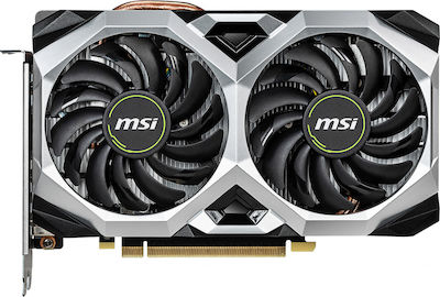 MSI GeForce RTX 2060 6GB GDDR6 Ventus XS OC Κάρτα Γραφικών PCI-E x16 3.0 με HDMI και 3 DisplayPort
