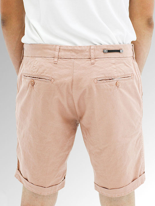 Dylan Ανδρική Βερμούδα Chino Ροζ