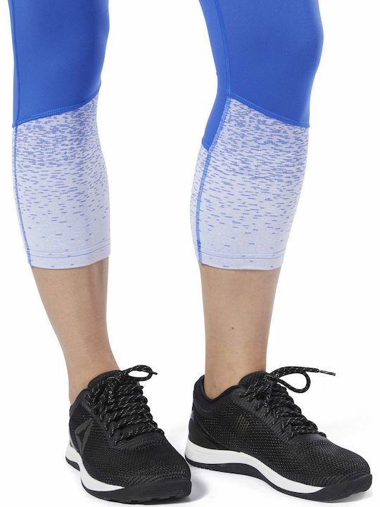 Crossfit Lux Fade 3/4 Training Γυναικείο Cropped Κολάν Μπλε