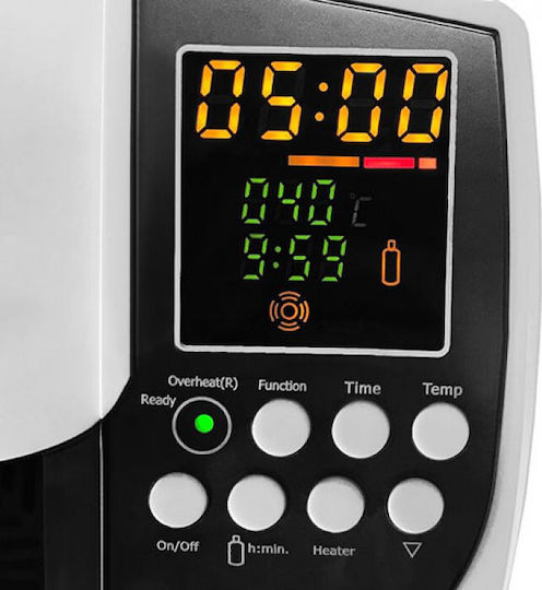 NC Pro Equipment 0123632 Ultrasonic Cleaner 3lt Inox with Digital Timer