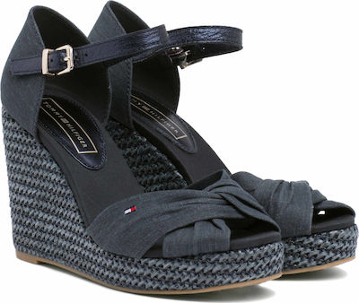 tommy hilfiger iconic elena metallic canvas