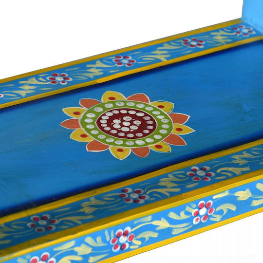 Sertar de depozitare din lemn masiv cu 3 sertare Turquoise L60xW30xH76buc