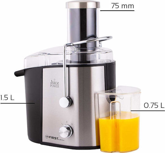 First Austria Αποχυμωτής 800W Inox Ασημί