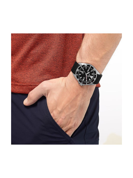 Citizen Ecodrive Часовник Eco - Drive с Черно Каучукова каишка