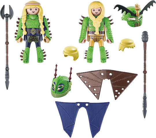 Playmobil Drachen Ruffnut And Tuffnut With Flight Suit für 4+ Jahre