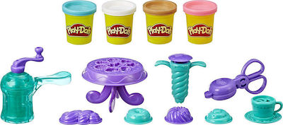 Hasbro Play-Doh Πλαστελίνη - Παιχνίδι Kitchen Creations Delightful Donuts για 3+ Ετών, 4τμχ