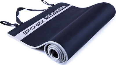 Spokey Flexmat V Στρώμα Γυμναστικής Yoga/Pilates Μπλε με Ιμάντα Μεταφοράς (180x60x0.6cm)