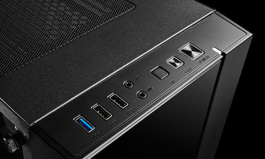 Deepcool Matrexx 55 ADD-RGB 3F Gaming Midi Tower Κουτί Υπολογιστή Μαύρο
