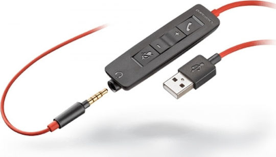 Plantronics Blackwire C3225 Pe ureche Căști Multimedia cu microfon și conexiune USB-A