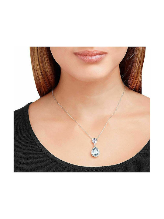 Swarovski Christie Double Pear Necklace Double