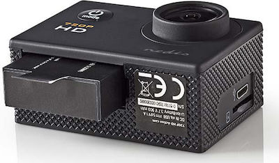 Nedis ACAM10BK Action Camera HD (720p) Υποβρύχια Μαύρη με Οθόνη 2"