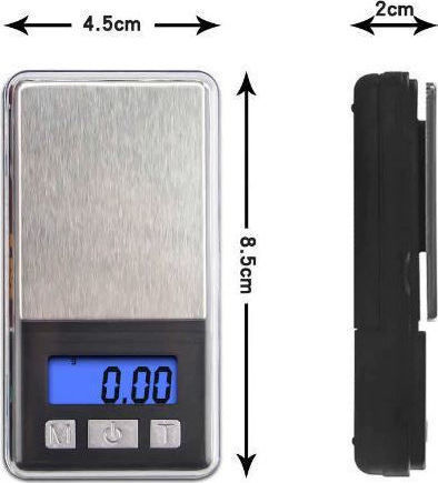 M-scale Electronic Precision Commercial Scale with Weighing Capacity of 0.2kg and Division 0.01gr