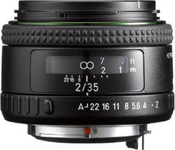 Pentax Full Frame Φωτογραφικός Φακός HD FA 35mm f/2 Wide Angle για Pentax K Mount Μαύρος