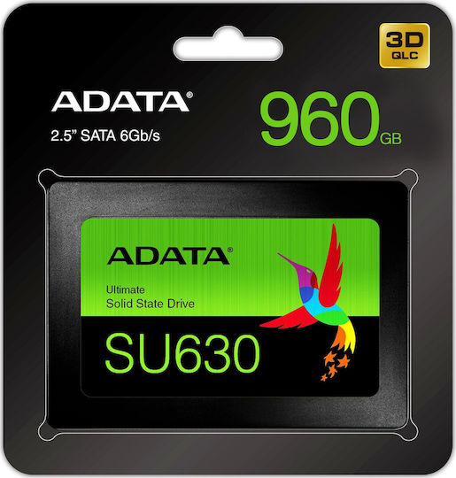 Adata Ultimate SU630 SSD 960GB 2.5'' Type With SATA III Connection ASU630SS-960GQ-R