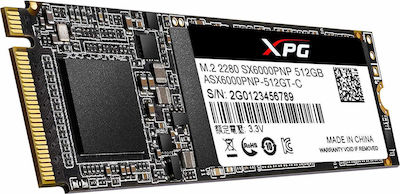 Adata XPG SX6000 Pro SSD 512GB M.2 NVMe PCI Express 3.0