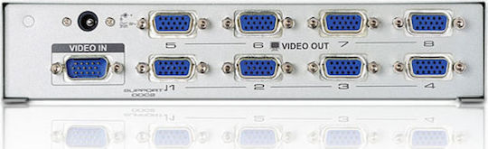Aten VS98A VGA Splitter 1 είσοδος/8 έξοδοι