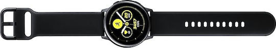 Samsung Galaxy Watch Active Aluminium 40mm με Παλμογράφο (Μαύρο)