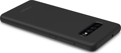 Spigen Silicone Fit Coperta din spate Silicon Negru (Galaxy S10) 605CS25818