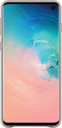 Samsung Umschlag Rückseite Leder Gray (Galaxy S10) EF-VG973LJEGWW