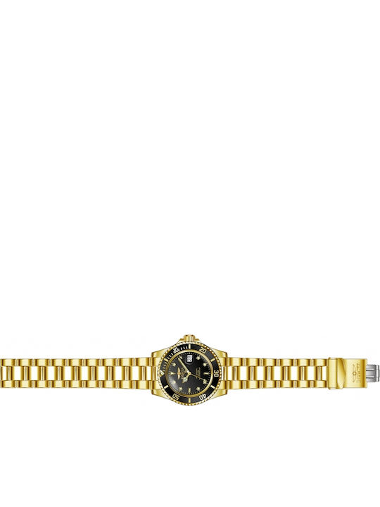 Invicta Pro Diver Men's Watch 40mm Battery with Gold Metal Bracelet