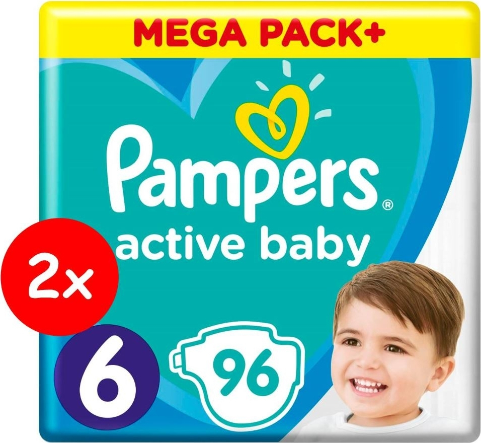 Pampers Active Baby Mega Box Νο 6 (1318kg) 2x96τμχ Skroutz.gr