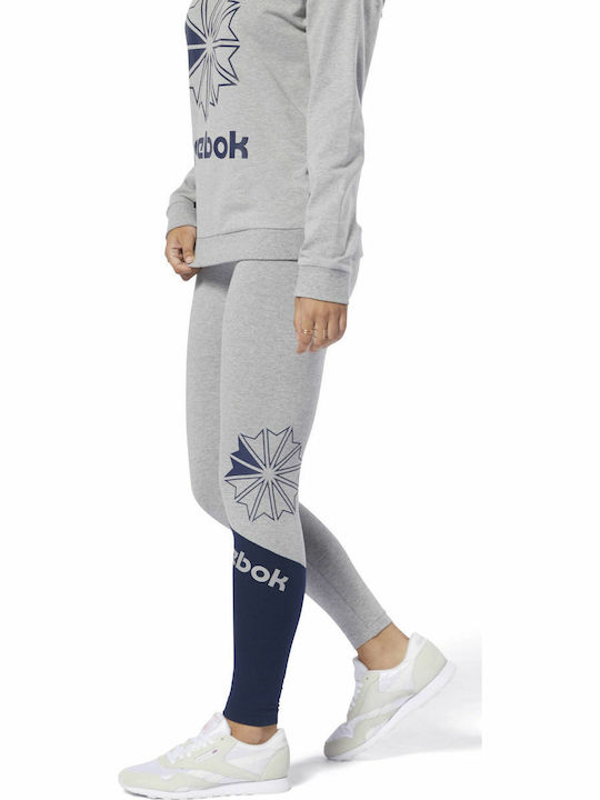 Classics Logo Women's Long Training Legging Gray
