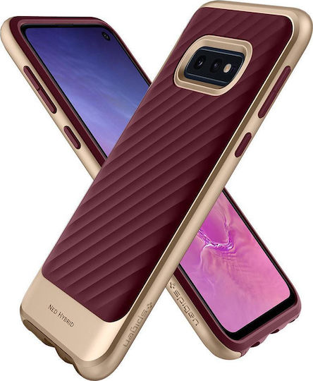 Spigen Neo Hybrid Umschlag Rückseite Kunststoff Burgundisch (Galaxy S10e)