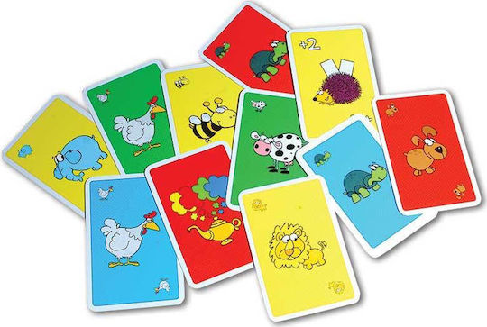 Board Game Κάρτα Μία με Ζωάκια for 2-6 Players 6+ Years Old Svoura