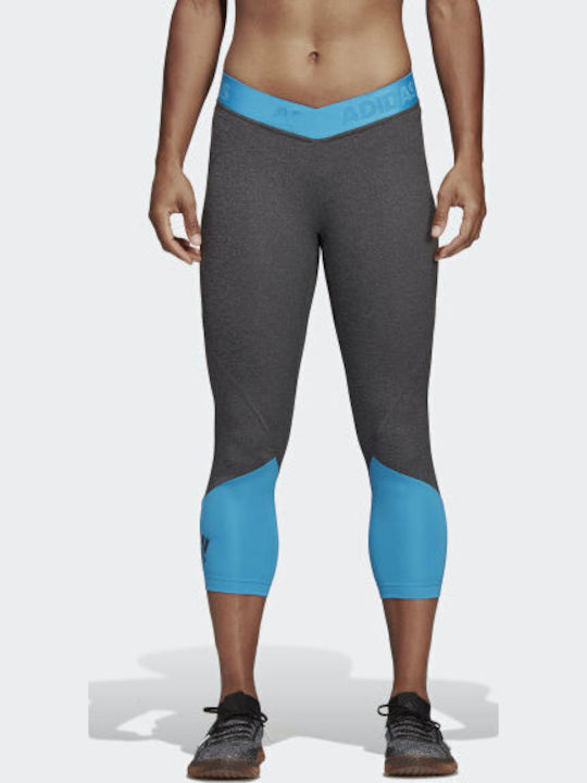 adidas Alphaskin Sport Pantaloni termici pentru femei Gri