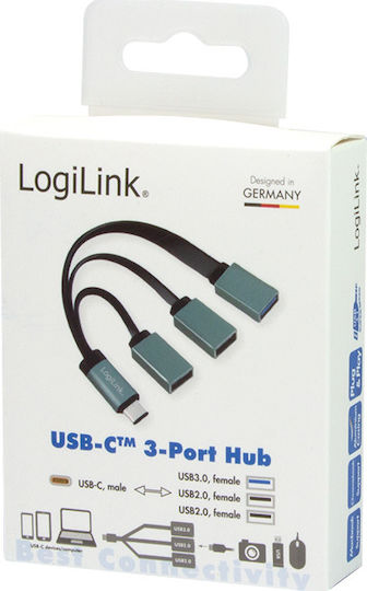 LogiLink 3 Port USB 3.1 Hub with USB-C Connection