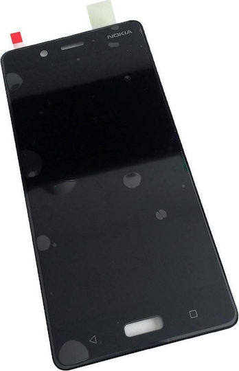 Nokia Οθόνη mit Touch-Mechanismus für Nokia 8 (Schwarz)