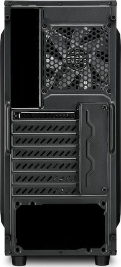 Sharkoon VG6-W RGB Gaming Midi Tower Κουτί Υπολογιστή με Πλαϊνό Παράθυρο Μαύρο