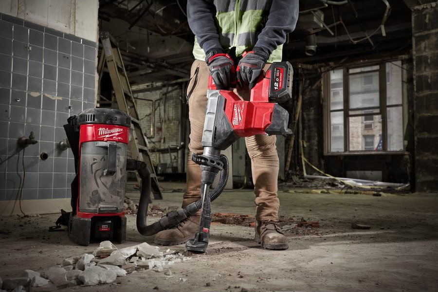 Milwaukee M18 FHM-121C Κρουστικό Σκαπτικό Μπαταρίας 18V με SDS Max