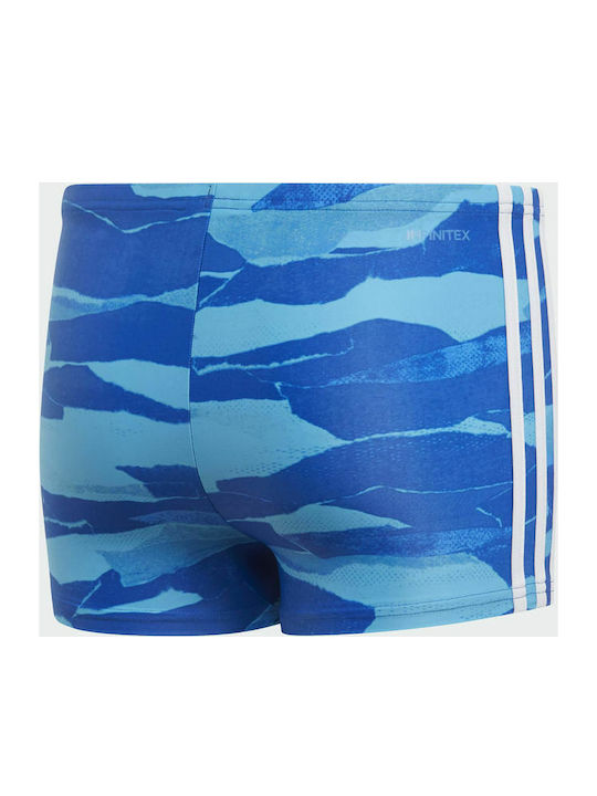 Adidas Παιδικό Μαγιό Βερμούδα / Σορτς 3-Stripes Graphic για Αγόρι Μπλε