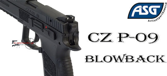 Asg Αερο Pistole Gas CZ P-09 Blowback