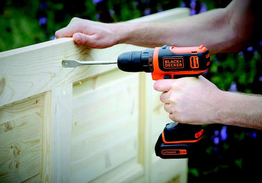 Black & Decker BDCDD12KB Δραπανοκατσάβιδο Μπαταρίας 10.8V 2x1.5Ah