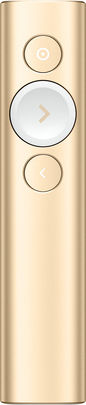 Logitech Präsentierer Spotlight Slate und Slideshow-Tasten in Gold Farbe